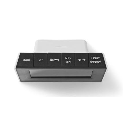 Meteorološka stanica sa LCD ekranom u boji 230V/3xAAA + 2xAA crno