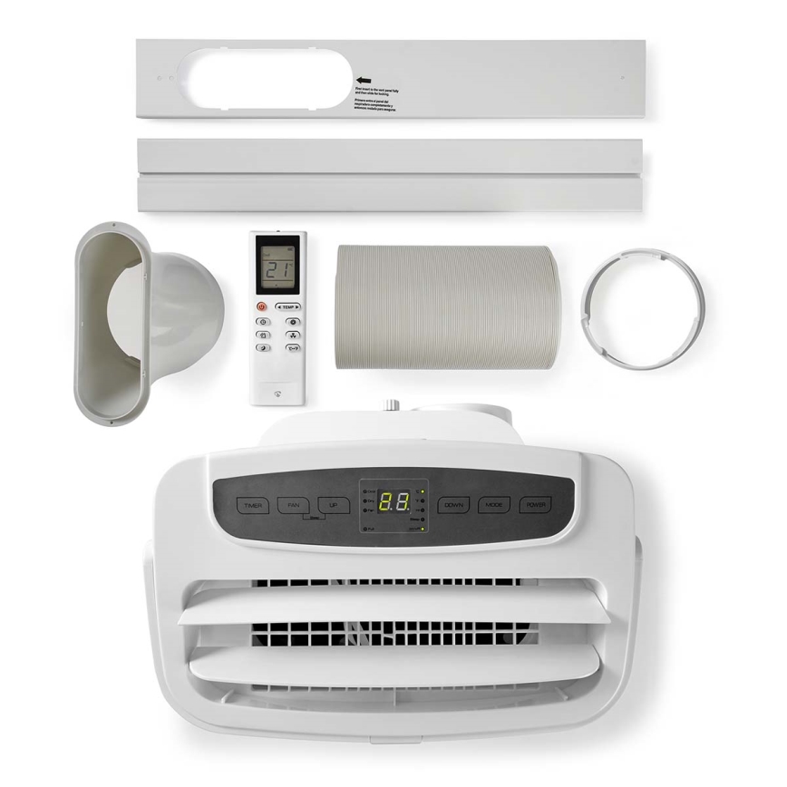 Pametni mobilni klima uređaj 3u1 uključujući kompletan pribor 1357W/230V 12000 BTU Wi-Fi + Daljinski upravljač