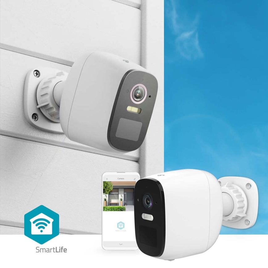 Pametna vanjska punjiva kamerom sa senzorom SmartLife 4MP Quad HD 1440p 5V/5200mAh Wi-Fi Tuya IP66