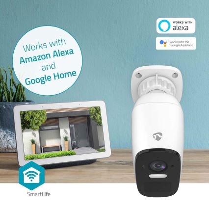 Pametna vanjska punjiva kamerom sa senzorom SmartLife 4MP Quad HD 1440p 5V/5200mAh Wi-Fi Tuya IP66