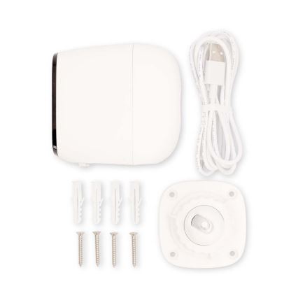 Pametna vanjska punjiva kamerom sa senzorom SmartLife 4MP Quad HD 1440p 5V/5200mAh Wi-Fi Tuya IP66