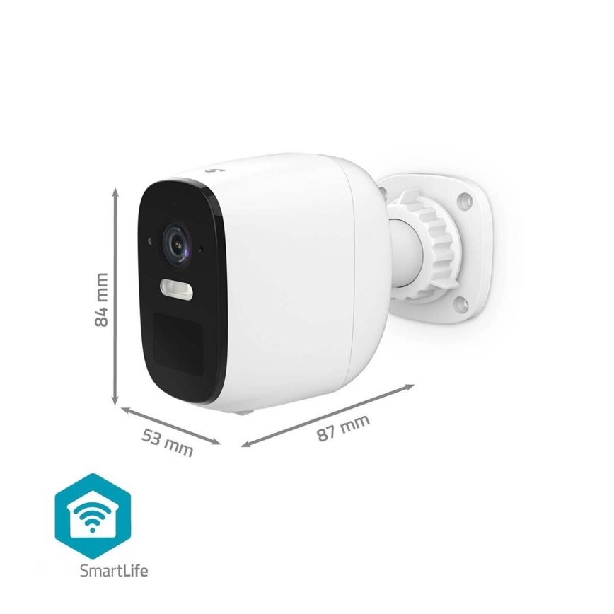 Pametna vanjska punjiva kamerom sa senzorom SmartLife 4MP Quad HD 1440p 5V/5200mAh Wi-Fi Tuya IP66