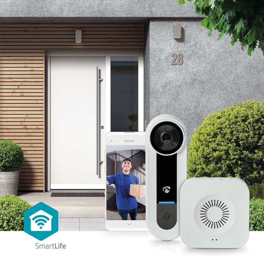 Bežični portafon sa senzorom Full HD 1536p 3xAA Wi-Fi IP65