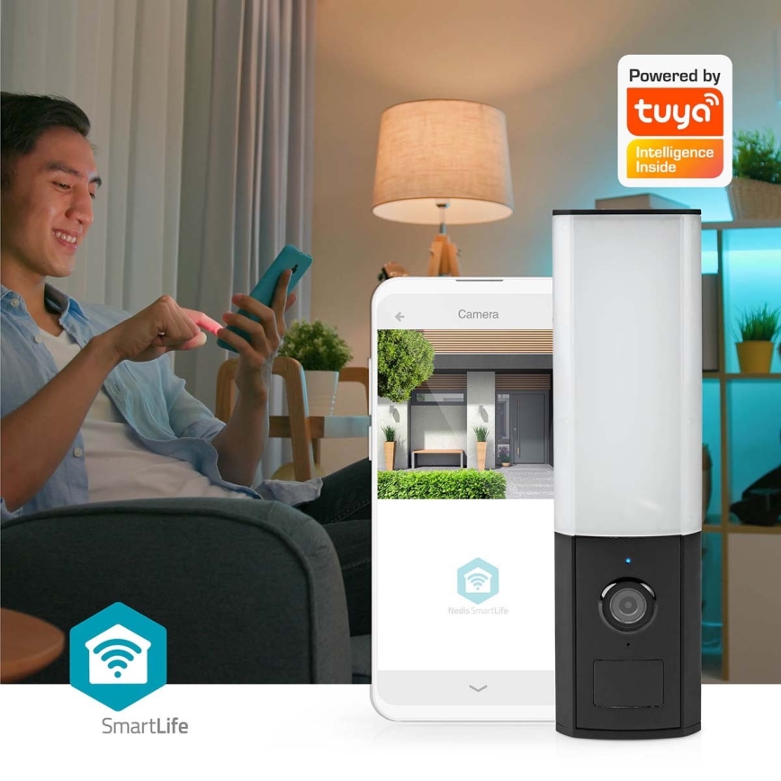 Pametna spoljašnja kamera Smartlife Full HD 1080p sa LED rasvetom Wi-Fi Tuya IP65