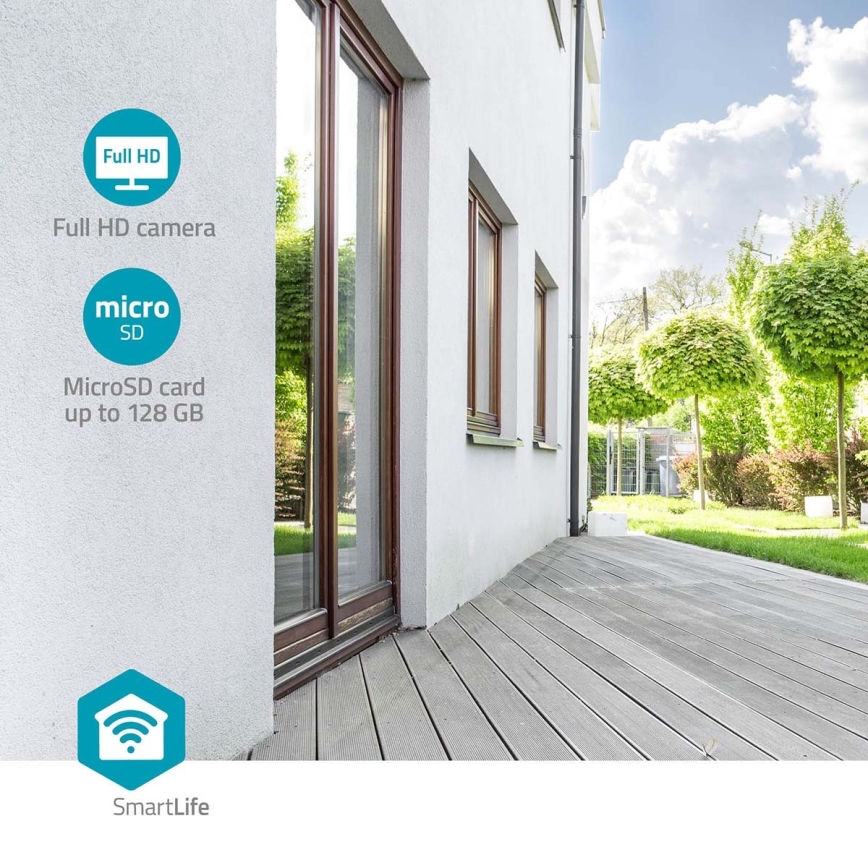 Pametna spoljašnja kamera Smartlife Full HD 1080p sa LED rasvetom Wi-Fi Tuya IP65