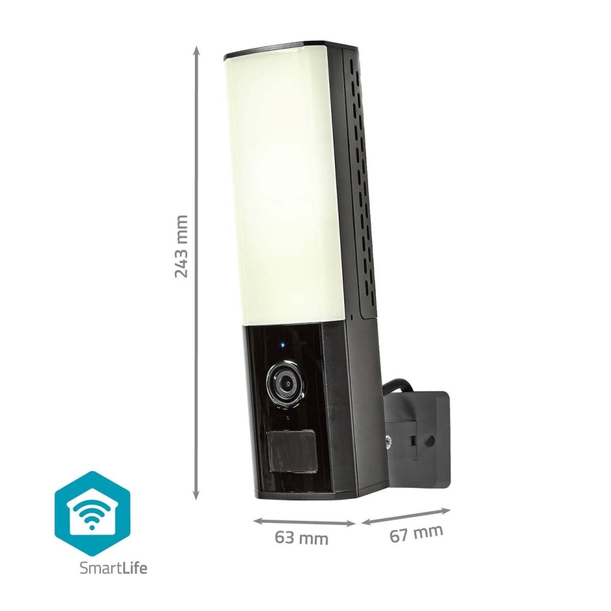 Pametna spoljašnja kamera Smartlife Full HD 1080p sa LED rasvetom Wi-Fi Tuya IP65