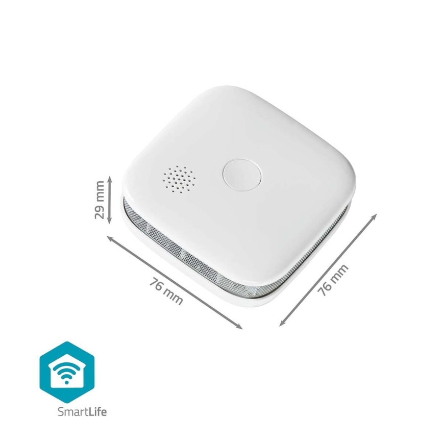 Set 3x Detektor dima SmartLife 3V/1xCR123A Wi-Fi Tuya