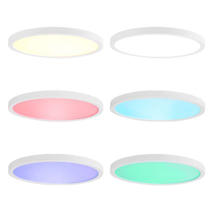 LED RGBW Prigušiva plafonjera SmartLife LED/18W/230V 2700-6500K Wi-Fi Tuya