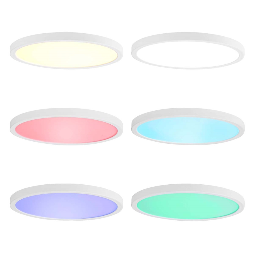 LED RGBW Prigušiva plafonjera SmartLife LED/18W/230V 2700-6500K Wi-Fi Tuya