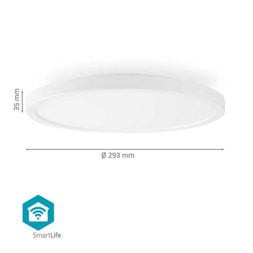 LED RGBW Prigušiva plafonjera SmartLife LED/18W/230V 2700-6500K Wi-Fi Tuya