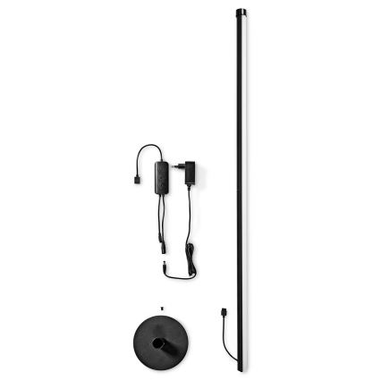 LED RGBIC Prigušiva podna lampa Smartlife LED/10W/230V 100,5 cm 2700-6500K Wi-Fi Tuya + Daljinski upravljač