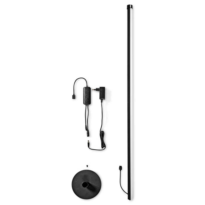 LED RGBIC Prigušiva podna lampa Smartlife LED/10W/230V 100,5 cm 2700-6500K Wi-Fi Tuya + Daljinski upravljač