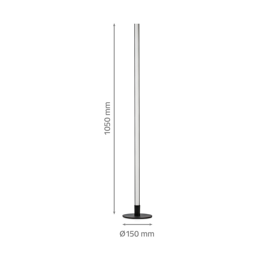 LED RGBIC Prigušiva podna lampa Smartlife LED/10W/230V 100,5 cm 2700-6500K Wi-Fi Tuya + Daljinski upravljač