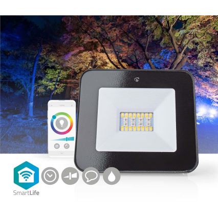 LED RGBW prigušiva reflektor SmartLife LED/20W/230V Wi-Fi IP65 2700-6500K