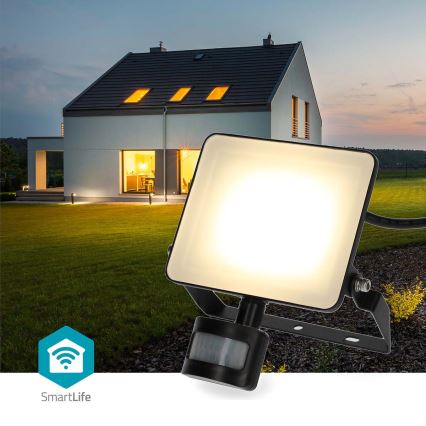 LED prigušiva reflektor sa senzorom pokreta SmartLife LED/20W/230V 3000-6500K IP44 Wi-Fi