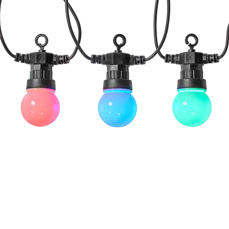 LED RGB spoljašnja dekorativna girlanda 20xLED/8 funkcija 13m IP65 Wi-Fi Tuya