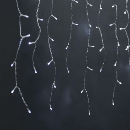 LED božićna zavesa 240xLED/11 funkcija, 8 m, IP65, Wi‑Fi (Tuya), od tople do hladne bele