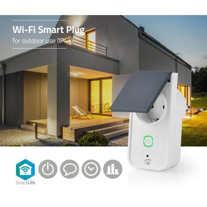 Pametna spoljašnja utičnica 3680W/230V/Tip F SCHUKO/16A Wi-Fi IP44
