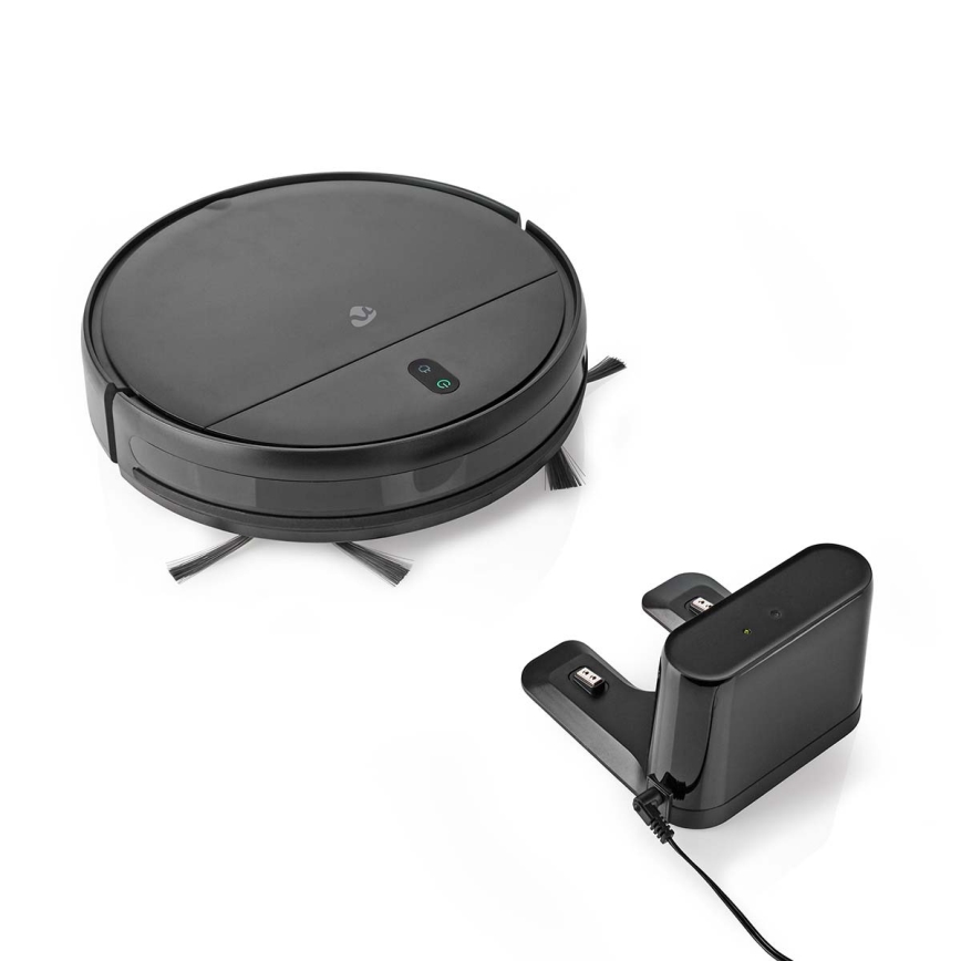 Pametni robotski usisivač sa mopom 28W/2500 mAh Wi-Fi crno + Daljinski upravljač