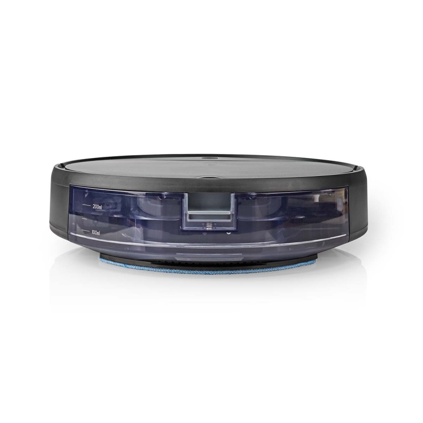 Pametni robotski usisivač sa mopom 28W/2500 mAh Wi-Fi crno + Daljinski upravljač