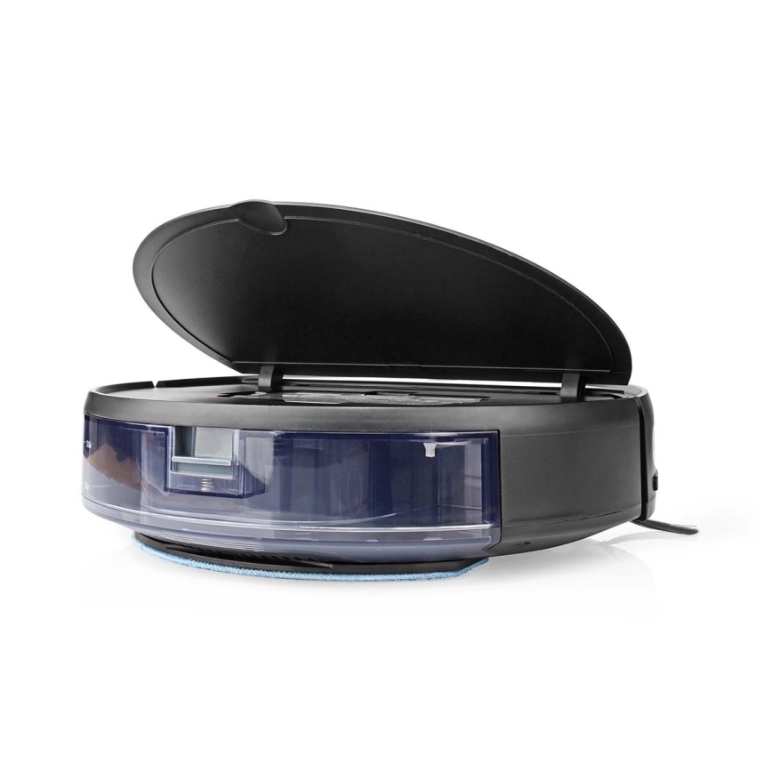 Pametni robotski usisivač sa mopom 28W/2500 mAh Wi-Fi crno + Daljinski upravljač