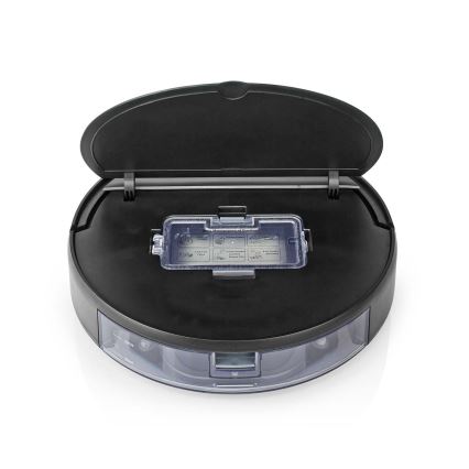 Pametni robotski usisivač sa mopom 28W/2500 mAh Wi-Fi crno + Daljinski upravljač