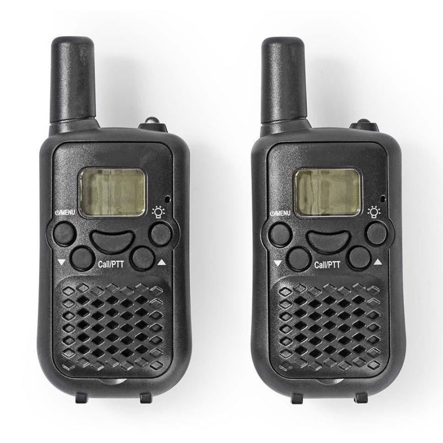 Set 2x Voki-toki sa LED svetlom 3xAAA domet 5 km