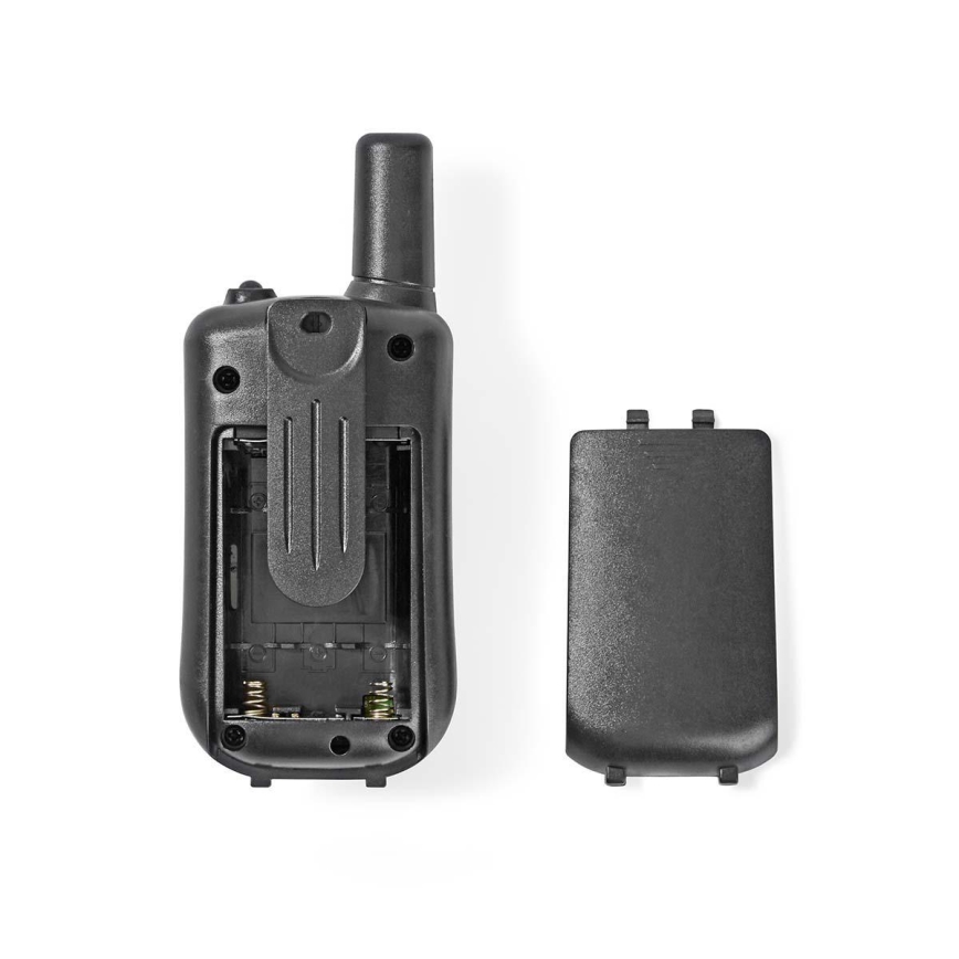 Set 2x Voki-toki sa LED svetlom 3xAAA domet 5 km