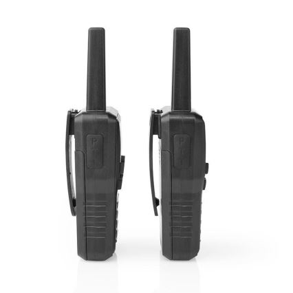 Set 2x Punjivi voki-toki sa LED svetlom 1300 mAh domet 10 km