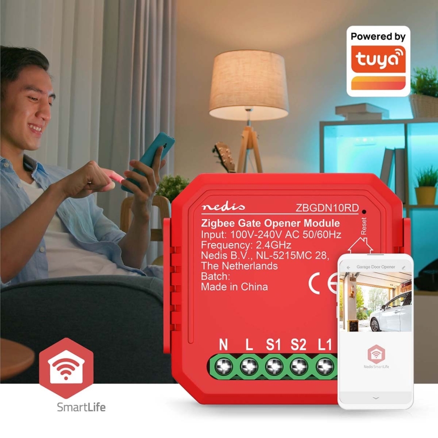 Pametni prekidač za garažna vrata SmartLife Zigbee Tuya