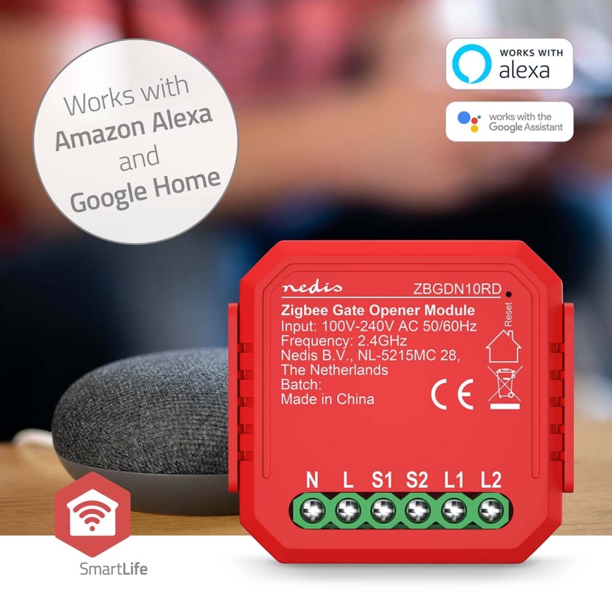 Pametni prekidač za garažna vrata SmartLife Zigbee Tuya