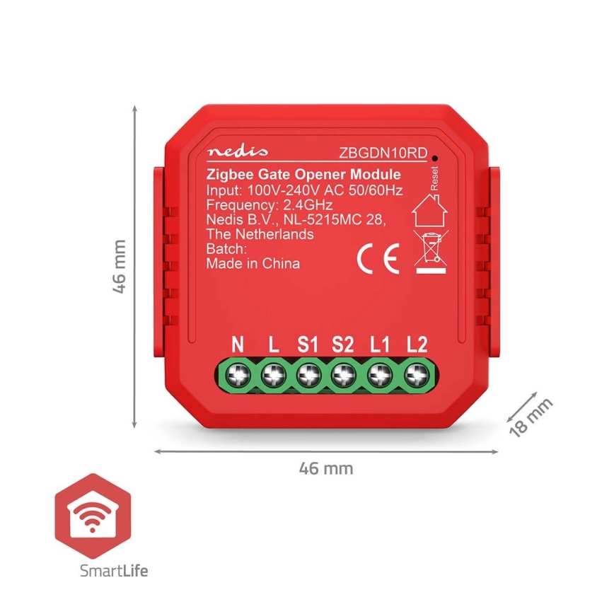 Pametni prekidač za garažna vrata SmartLife Zigbee Tuya