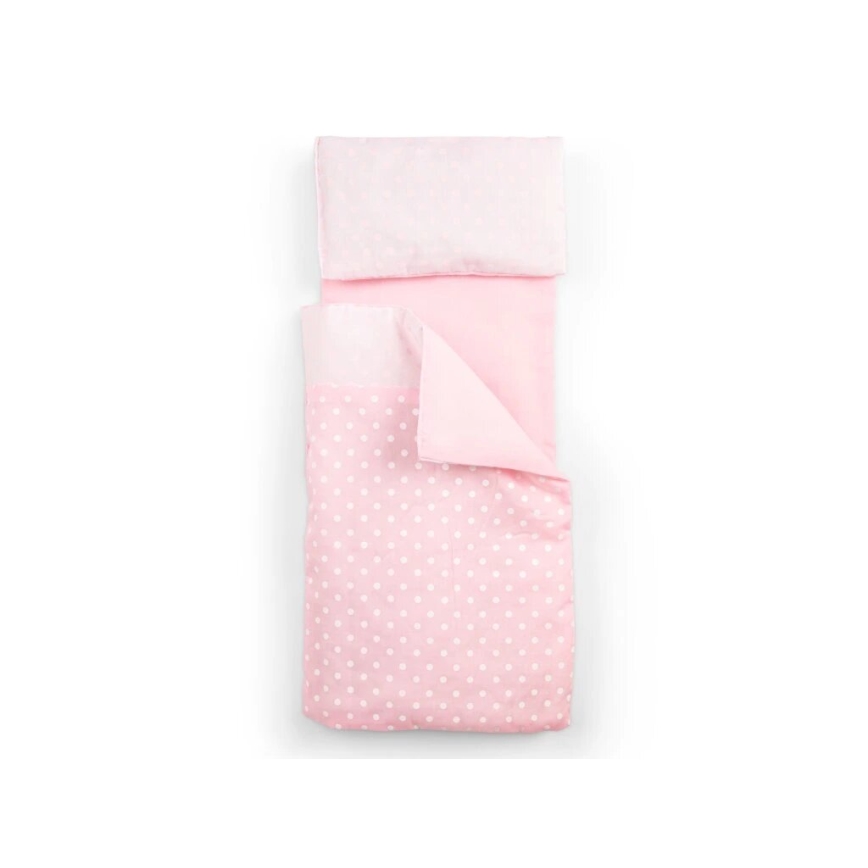 New Classic Toys - Drveni krevet za lutke roze