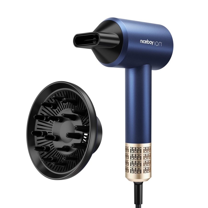 Niceboy AirSonic ELITE - Fen za kosu 2200W/230V plava