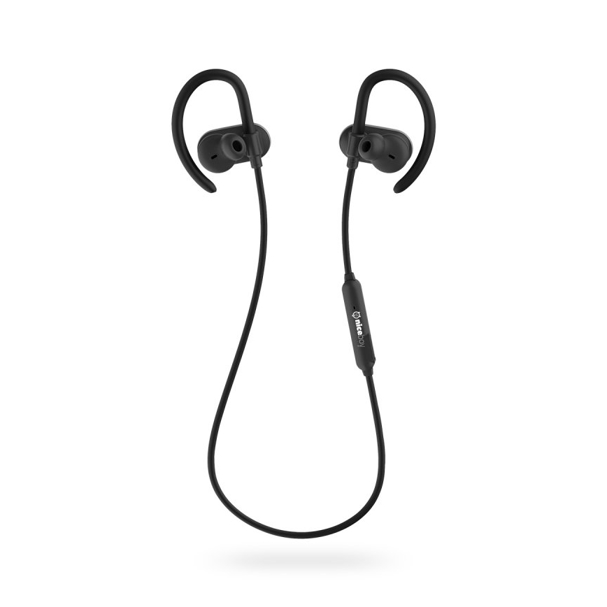 Niceboy HIVE sport 2 - Sportske slušalice sa mikrofonom IPX5 crno