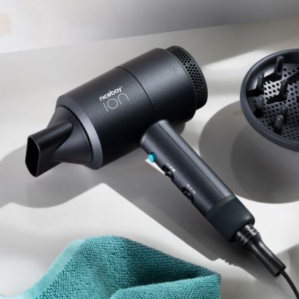 Niceboy ION AirSonic STAR - Fen za kosu 2100W/230V crno