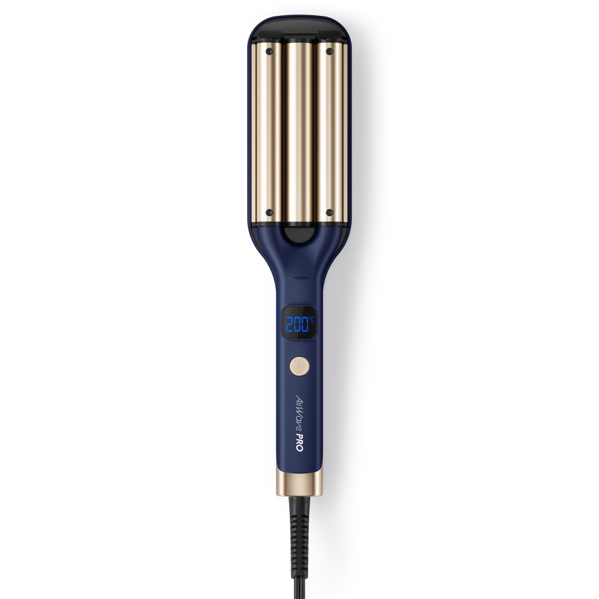 Niceboy ION AirWave PRO - Trostruka pegla za uvijanje 100W/230V plava
