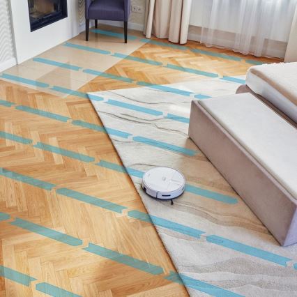 Niceboy ION Charles i4 - Pametni robotski usisivač 2u1 4400 mAh Wi-Fi bela + Daljinski upravljač