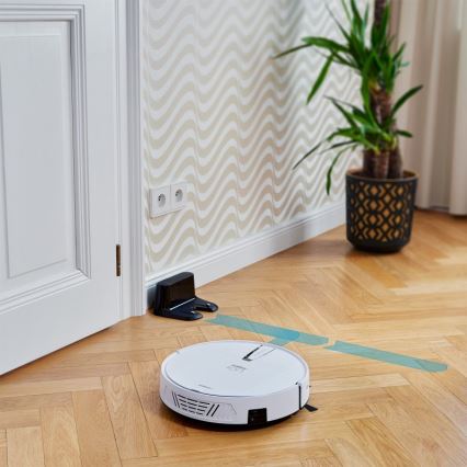 Niceboy ION Charles i4 - Pametni robotski usisivač 2u1 4400 mAh Wi-Fi bela + Daljinski upravljač