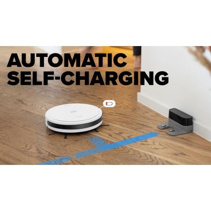 Niceboy ION Charles i6 - Pametni robotski usisivač 2u1 2600 mAh Wi-Fi bela