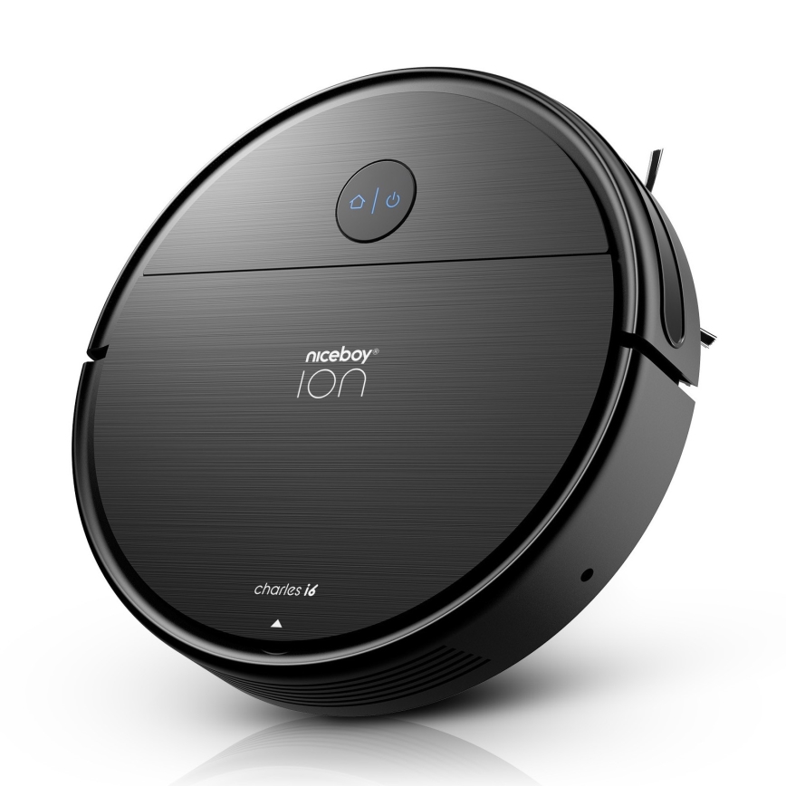 Niceboy ION Charles i6 - Pametni robotski usisivač 2u1 2600 mAh Wi-Fi crno
