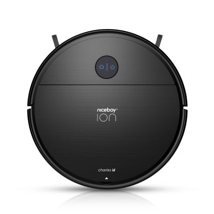 Niceboy ION Charles i6 - Pametni robotski usisivač 2u1 2600 mAh Wi-Fi crno