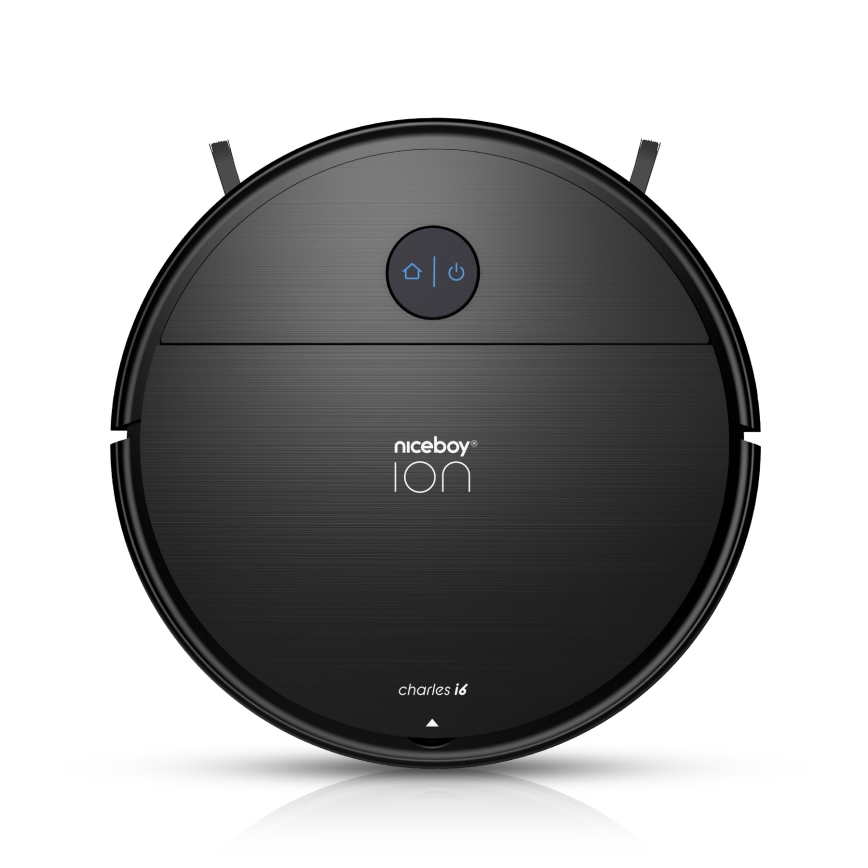 Niceboy ION Charles i6 - Pametni robotski usisivač 2u1 2600 mAh Wi-Fi crno