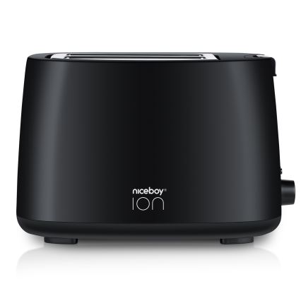 Niceboy ION Cruncher C1 - Toster sa dva otvora i roštilj 750W/230V crno