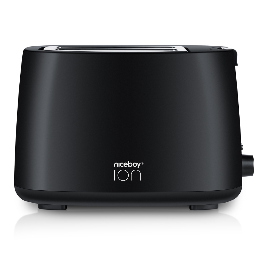 Niceboy ION Cruncher C1 - Toster sa dva otvora i roštilj 750W/230V crno