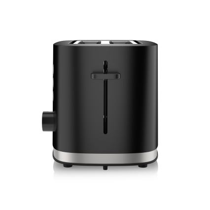Niceboy ION Cruncher C3 - Toster sa dva otvora i roštilj 870W/230V crno