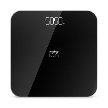 Niceboy ION FitScale - Digitalna telesna vaga 3xAAA crno