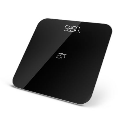 Niceboy ION FitScale - Digitalna telesna vaga 3xAAA crno
