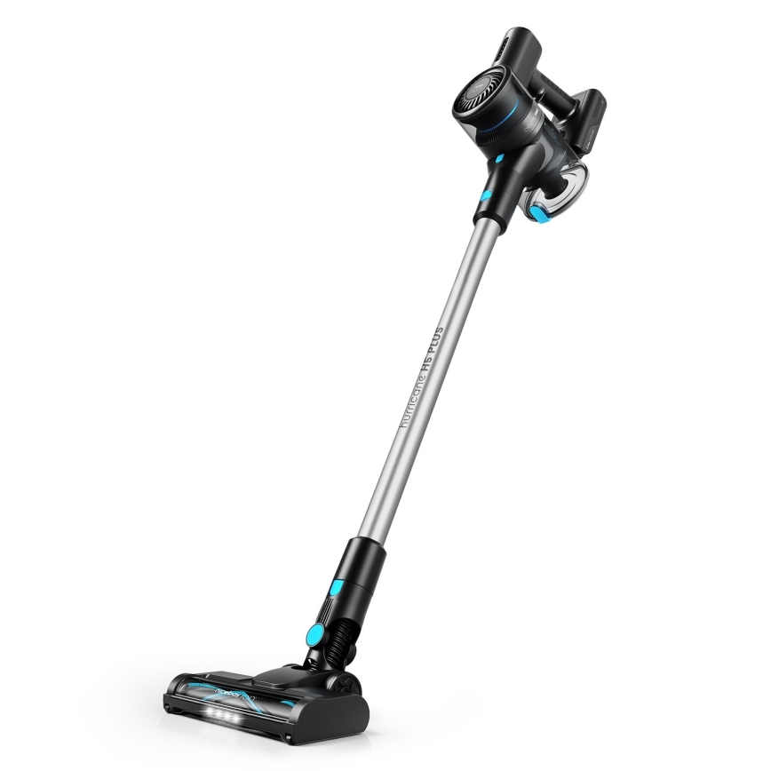 Niceboy ION Hurricane H5 Plus - Bežični štapni usisivač 2u1 140W/2200 mAh crno