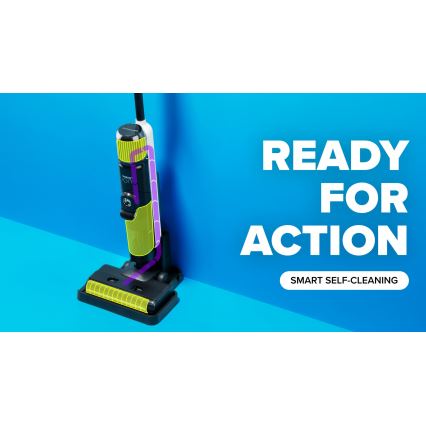 Niceboy ION Hurricane W9 - Bežični štapni usisivač 2u1 180W/2600 mAh crno
